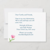 水彩フローラ予算の移動 案内状 (裏面)