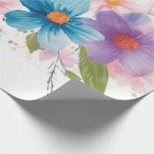 水彩フローラ交響曲 ラッピングペーパー (角)