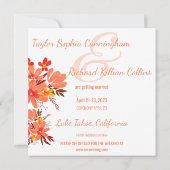 水彩フローラ保存日 セーブザデート (裏面)