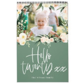 水彩フローラ写真スクリプトカレンダー カレンダー (カバー)