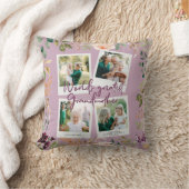 水彩フローラ写真世界もっとも偉大の祖母 クッション (ブランケット)