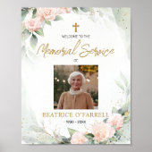 水彩フローラ写真歓迎メモリアル ポスター (正面)