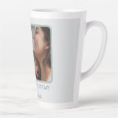 水彩フローラ写真母の日 カフェラテマグ (右)