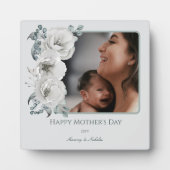 水彩フローラ写真母の日 フォトプラーク (正面)