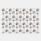 水彩フローラ包装紙シート ラッピングペーパーシート (正面3)