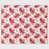 水彩フローラ包装紙 ラッピングペーパー (フラット)