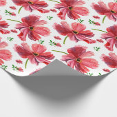 水彩フローラ包装紙 ラッピングペーパー (角)