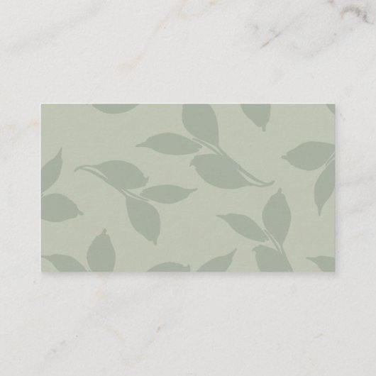 水彩フローラ名刺 名刺 (裏面)