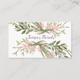 水彩フローラ名刺 名刺