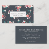 水彩フローラ名刺 名刺 (正面/裏面)