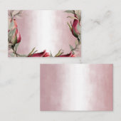 水彩フローラ名刺 名刺 (正面/裏面)