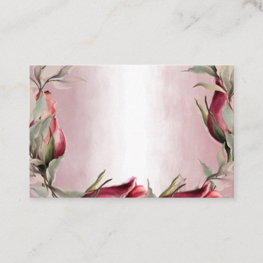 水彩フローラ名刺 名刺 (正面)