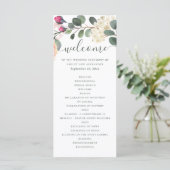 水彩フローラ園。緑の結婚葉 プログラム (スタンド正面)