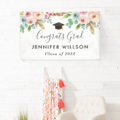 水彩フローラ女子大学院卒業パーティー 横断幕 (インサイチュ)