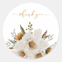 水彩フローラ封筒用シール