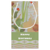 水彩フローラ小紙抱き枕 スモールペーパーバッグ (裏面)