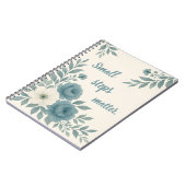 水彩フローラ感動的ノート ノートブック (左側)