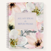 水彩フローラ手帳 ノートブック (正面)