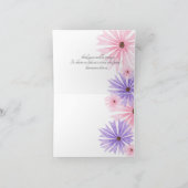 水彩フローラ折り畳みサンキューカード サンキューカード (内部)