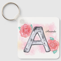 水彩フローラ文字A