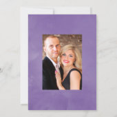 水彩フローラ春の結婚式写真 セーブザデート (裏面)