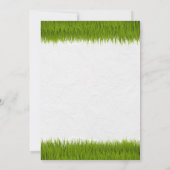 水彩フローラ春結婚マウンテンズインビタ 招待状 (裏面)