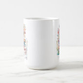 水彩フローラ書 コーヒーマグカップ (中央)