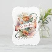 水彩フローラ最高のママママホームバナーマザーズ・デイ シーズンカード (スタンド正面)