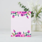 水彩フローラ枠スクラップブックの背景紙 (スタンド正面)