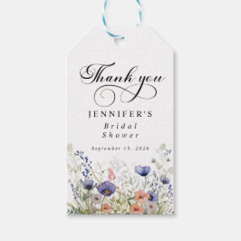 水彩フローラ植物園メッセージカード ギフトタグ