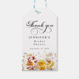 水彩フローラ植物園メッセージカード ギフトタグ