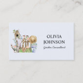 水彩フローラ植物園芸工具事業 名刺 (正面)