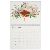 水彩フローラ植物園2023カレンダー カレンダー (2月 2027)