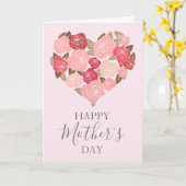 水彩フローラ母の日のカード カード (黄色い花)