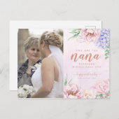 水彩フローラ母の日の七葉書 ポストカード