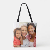 水彩フローラ母の日の写真ギフトfor Mimi トートバッグ (裏面)