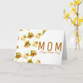 水彩フローラ母の日の脚本 カード