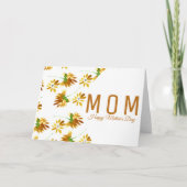 水彩フローラ母の日の脚本 カード (正面)