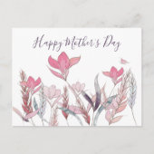 水彩フローラ母の日はがき シーズンポストカード (正面)