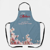 水彩フローラ母の日ギフト エプロン (正面)