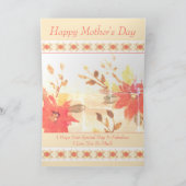 水彩フローラ母の日 カード (内部)