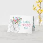 水彩フローラ母の日 カード (黄色い花)