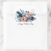 水彩フローラ母の日 スクエアシール (バッグ)