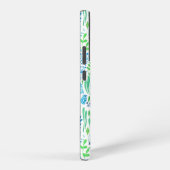 水彩フローラ白 SAMSUNG GALAXYケース (右側面)