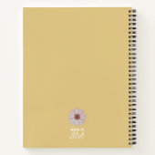 水彩フローラ祈りの言葉ジャーナルノートブック ノートブック (裏面)