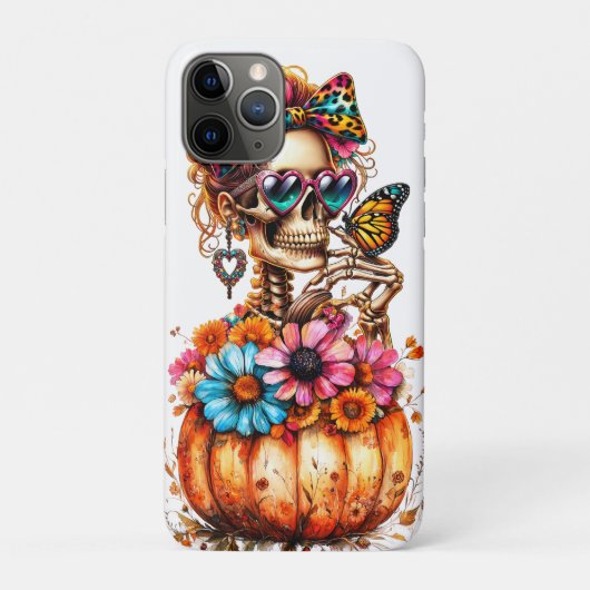 水彩フローラ秋カボチャ Case-Mate iPhoneケース (裏)