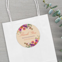 水彩フローラ秋誕生日ありがとう