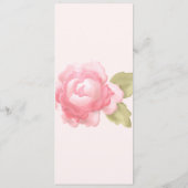 水彩フローラ結婚の儀式 プログラム (裏面)