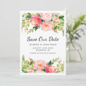 水彩フローラ結婚スクリプト セーブザデート (スタンド正面)