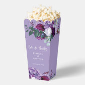 水彩フローラ結婚スクリプト フェイバーボックス (はじけた状態)